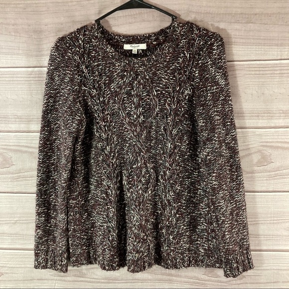 MADEWELL Firelight Marled Pull Over Sweater - Picture 1 of 12